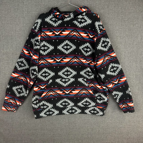 Original Deluxe Fleece Hoodie 2XL Aztec Southwestern Pullover Sweater - Picture 1 of 6